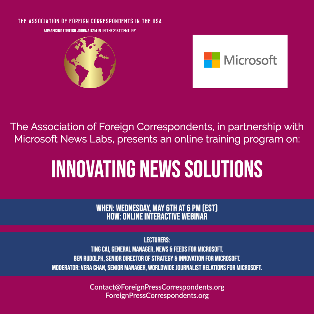 Online Training Program: Innovating News Solutions with Microsoft News Labs
