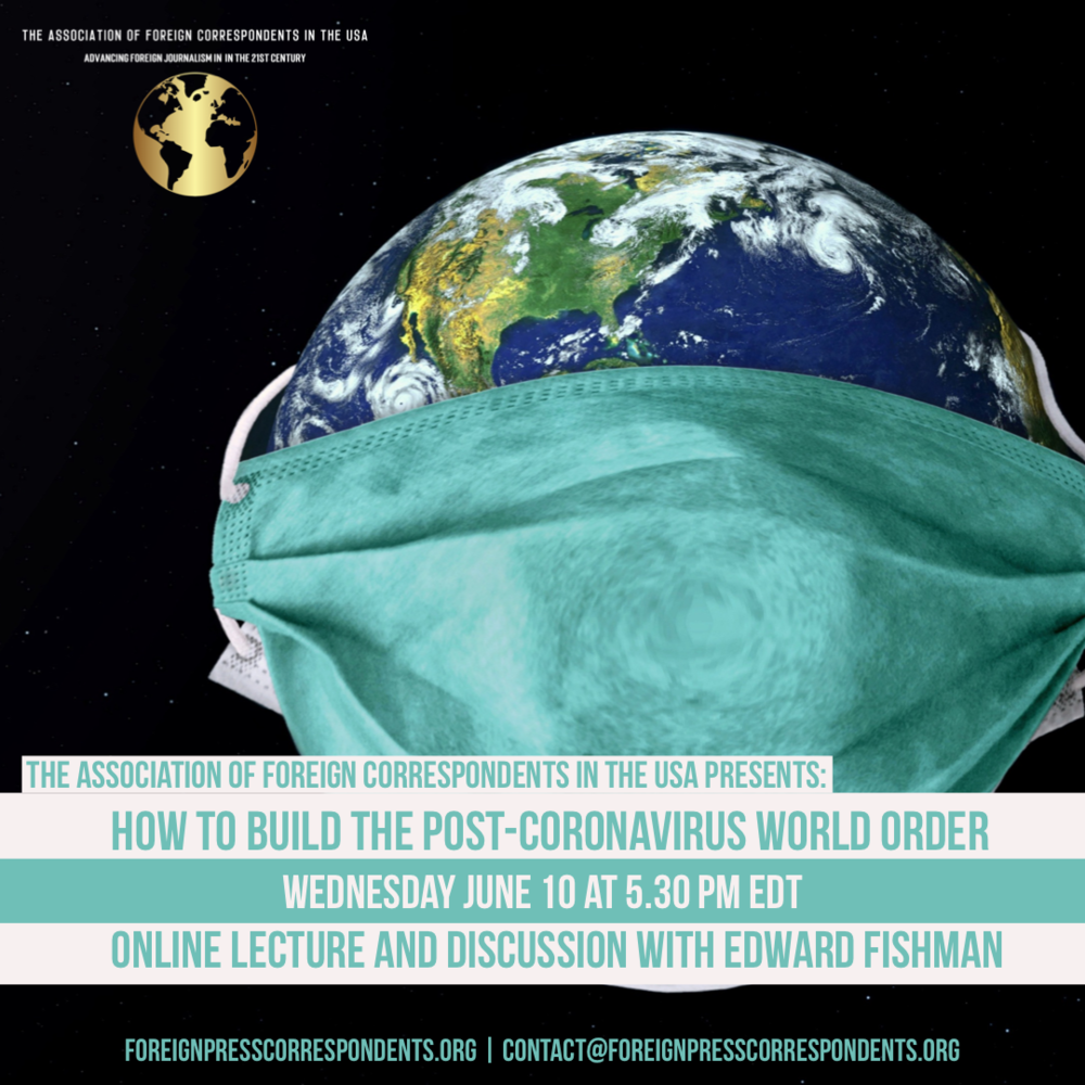 Online lecture and Discussion: "How to Build the Post-Coronavirus World Order"