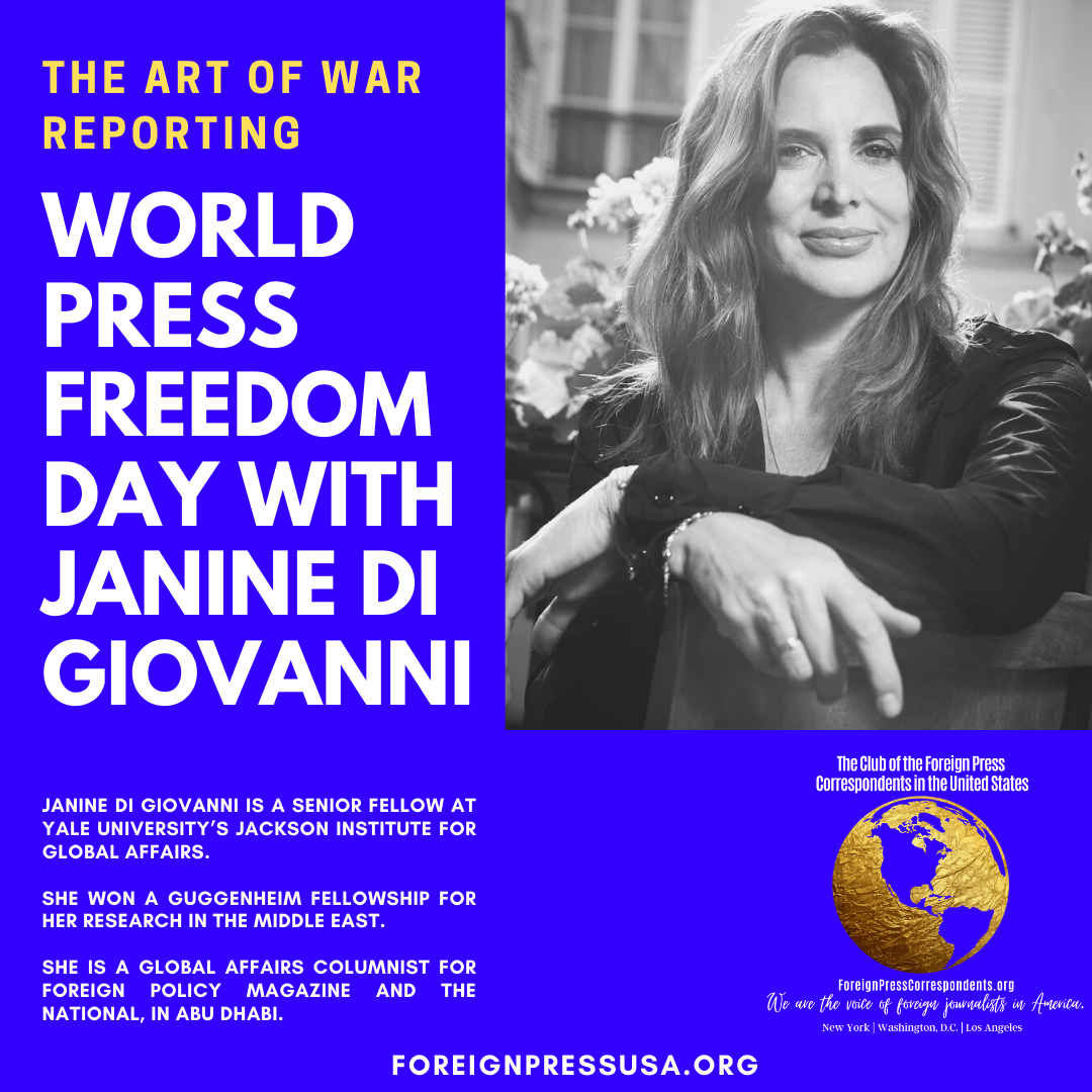  The Art of War Reporting: World Press Freedom Day with Janine di Giovanni 