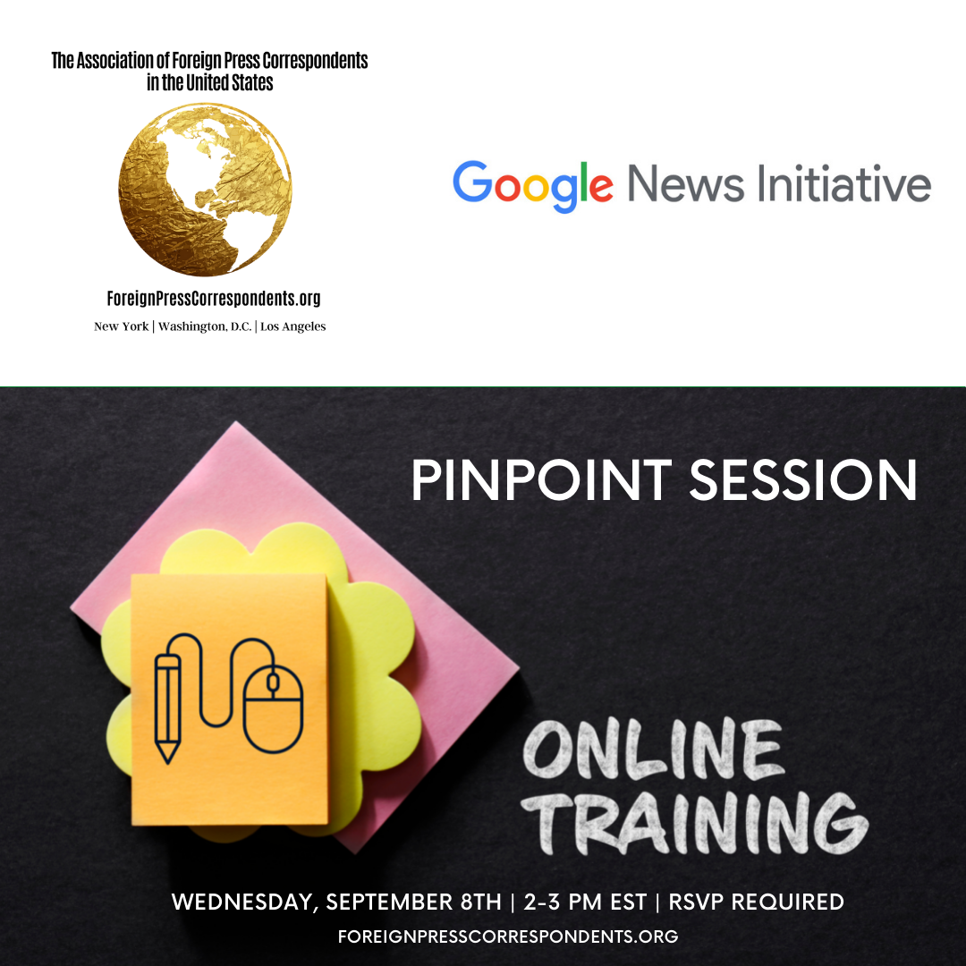 Google News Training: Pinpoint Session