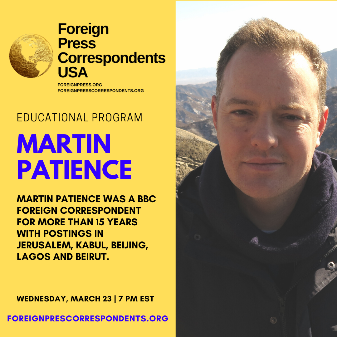 Educational Program:  Breaking exclusive stories as a foreign correspondent