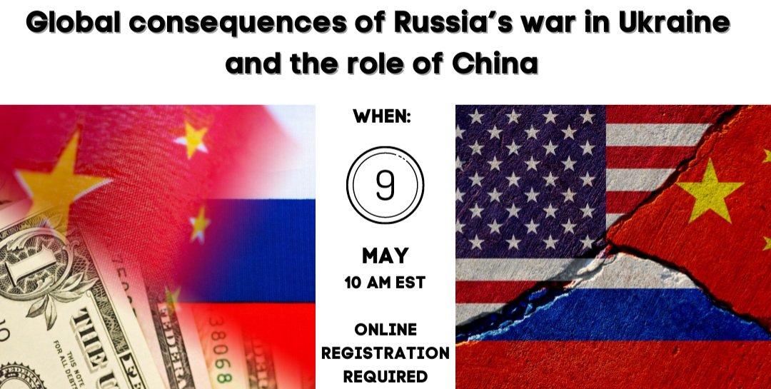 Global consequences of Russia’s war in Ukraine and the role of China
