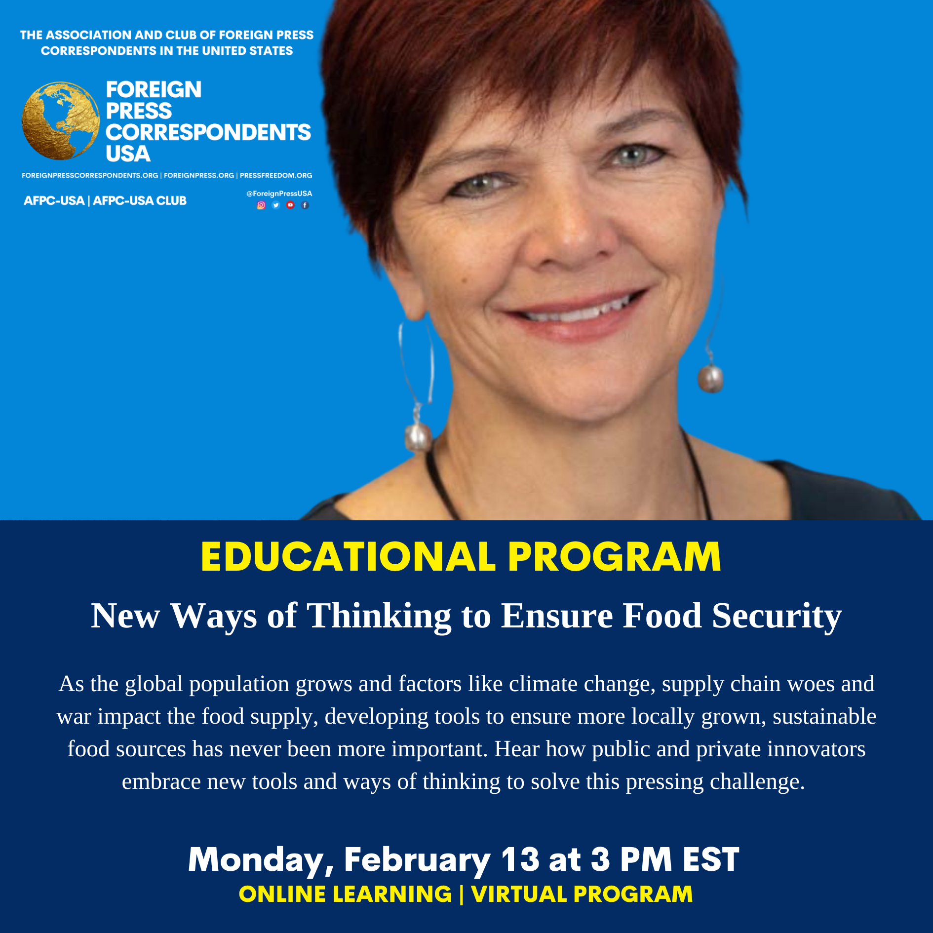 Educational Program: New Ways of Thinking to Ensure Food Security