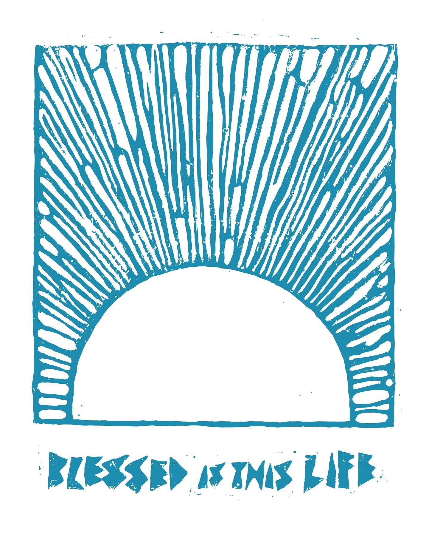 Black Friday starts early! Head on over to our site to snag 20% off select items, like this cool linoleum print. Because &ldquo;Blessed is this life and I&rsquo;m gonna celebrate being alive!&rdquo;