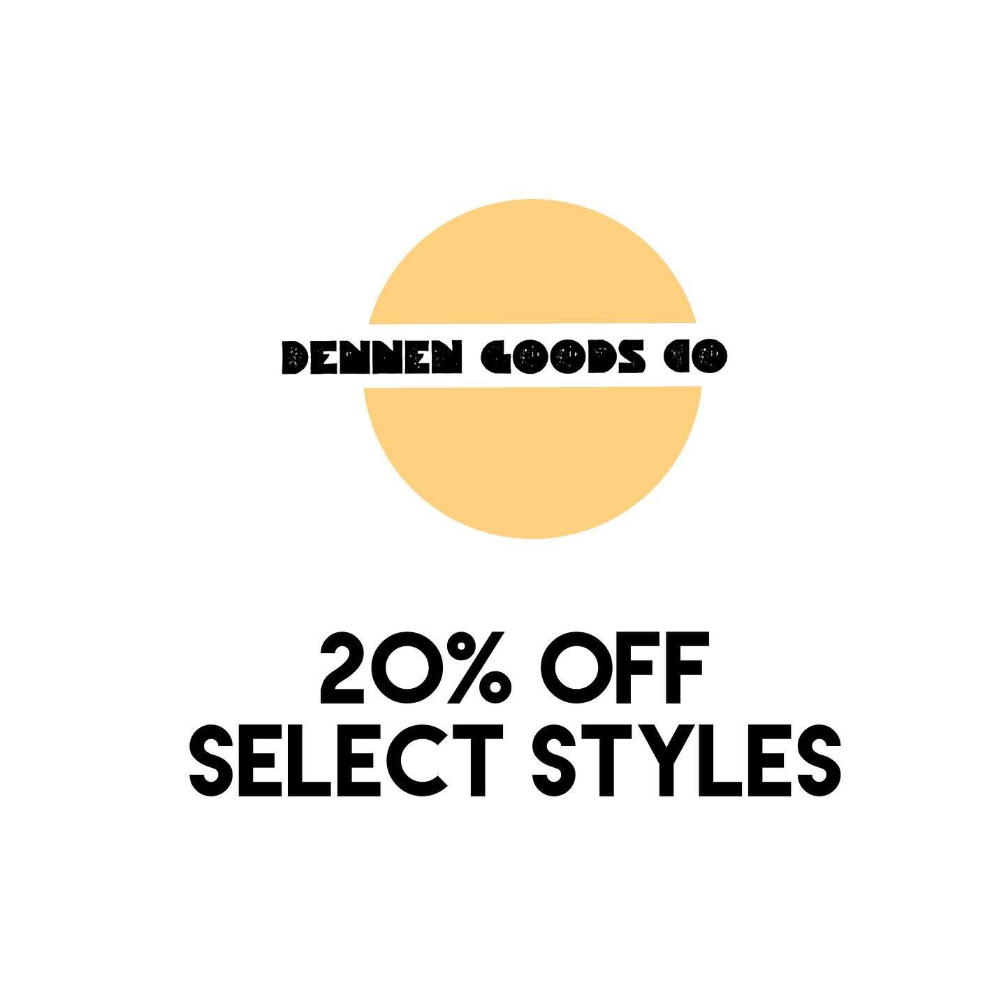 Looking to dress up your walls or starting your holiday shopping early? Now is your chance to snag that discount. Sale ends Sunday. 

#dennengoodsco #dennengoods #holidaysale #blackfriday #saleoftheseason #blessedisthislife #youwarmmysoul #betheone #