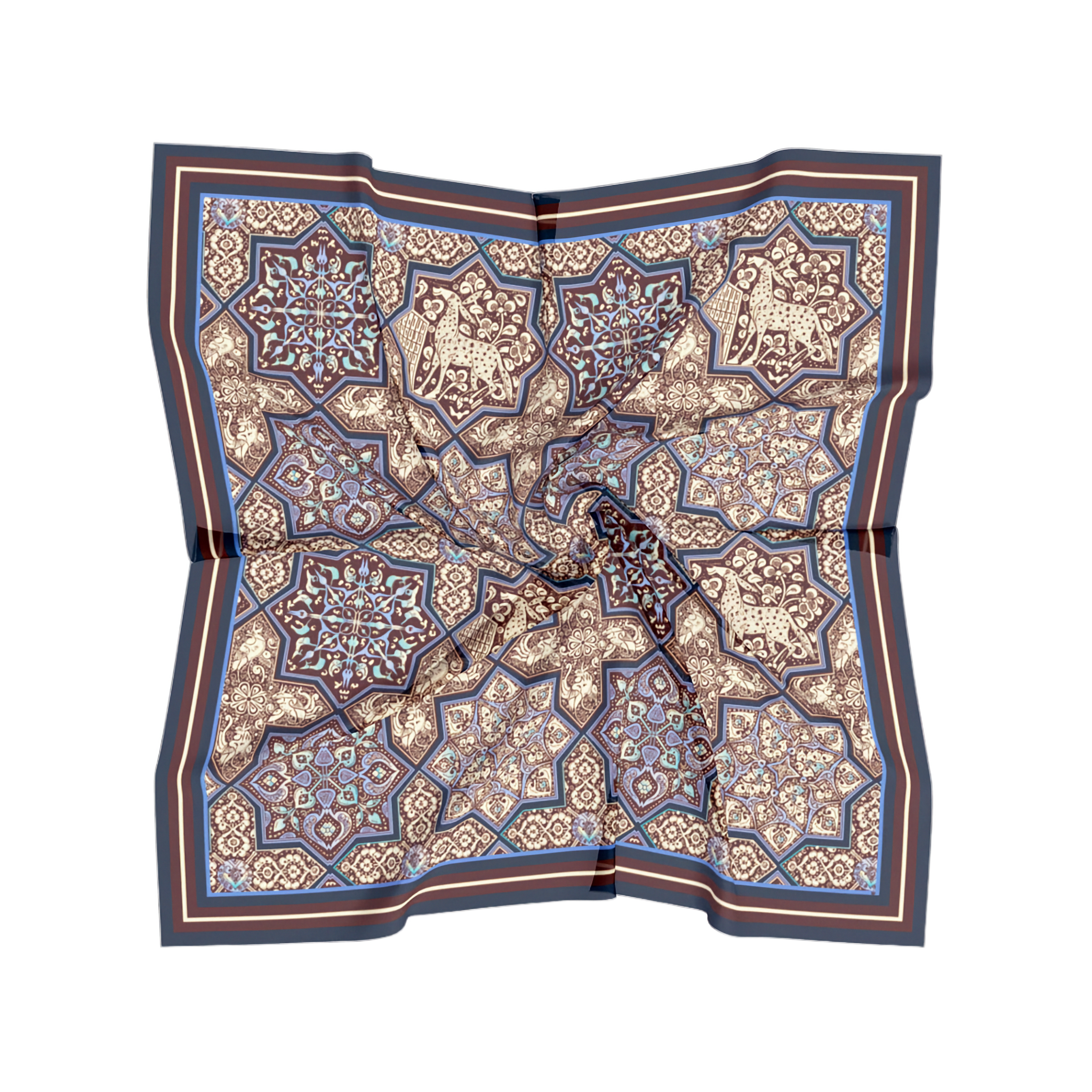 Persia Lustre Tiles Silk Scarf