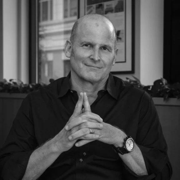 Portrait of Marco Greenberg accompanying his testimonial about Sangeetha Kowsik’s creative work and design expertise.
