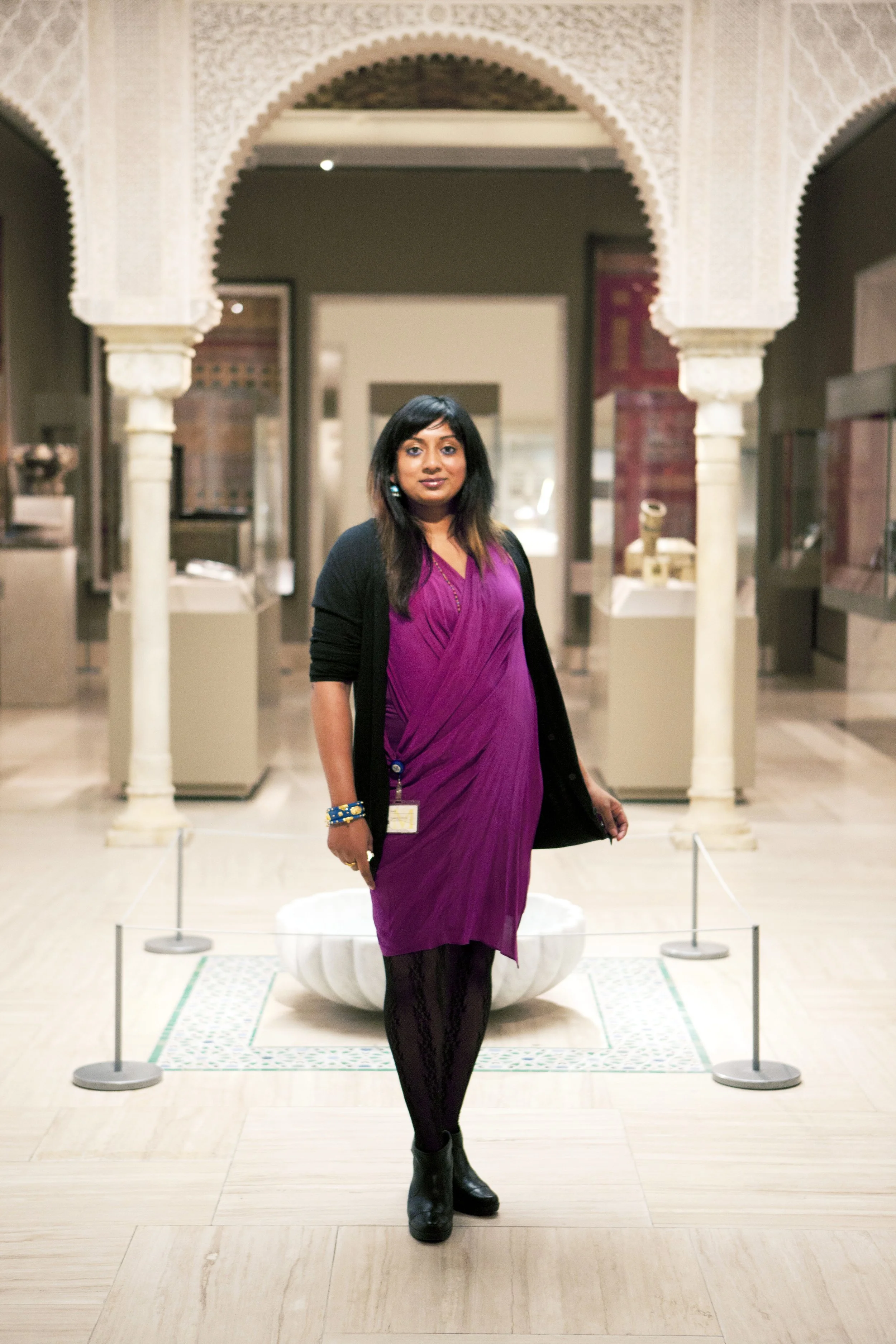 Sangeetha Kowsik at The Metropolitan Museum of Art, where she led design and was a creative leader developing museum products and visual design.
