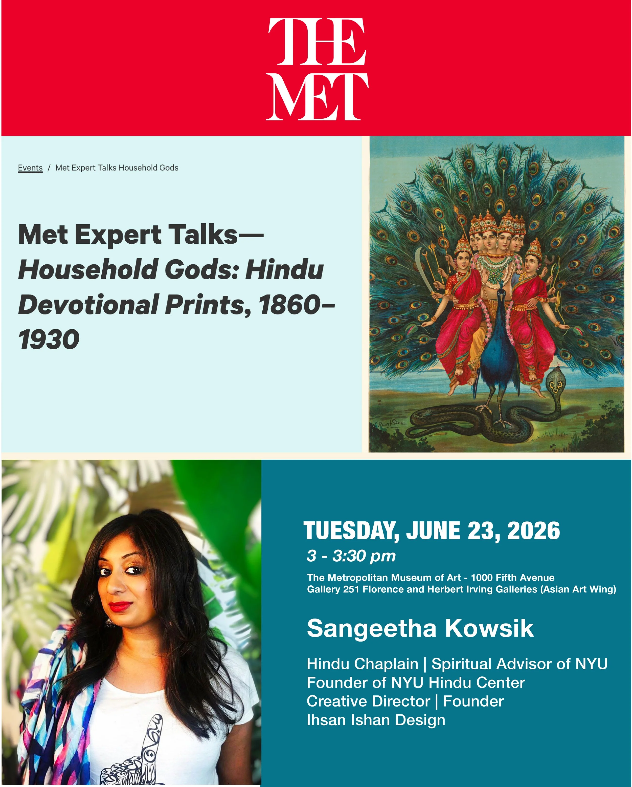 The Metropolitan Museum of Art Expert Talk Series