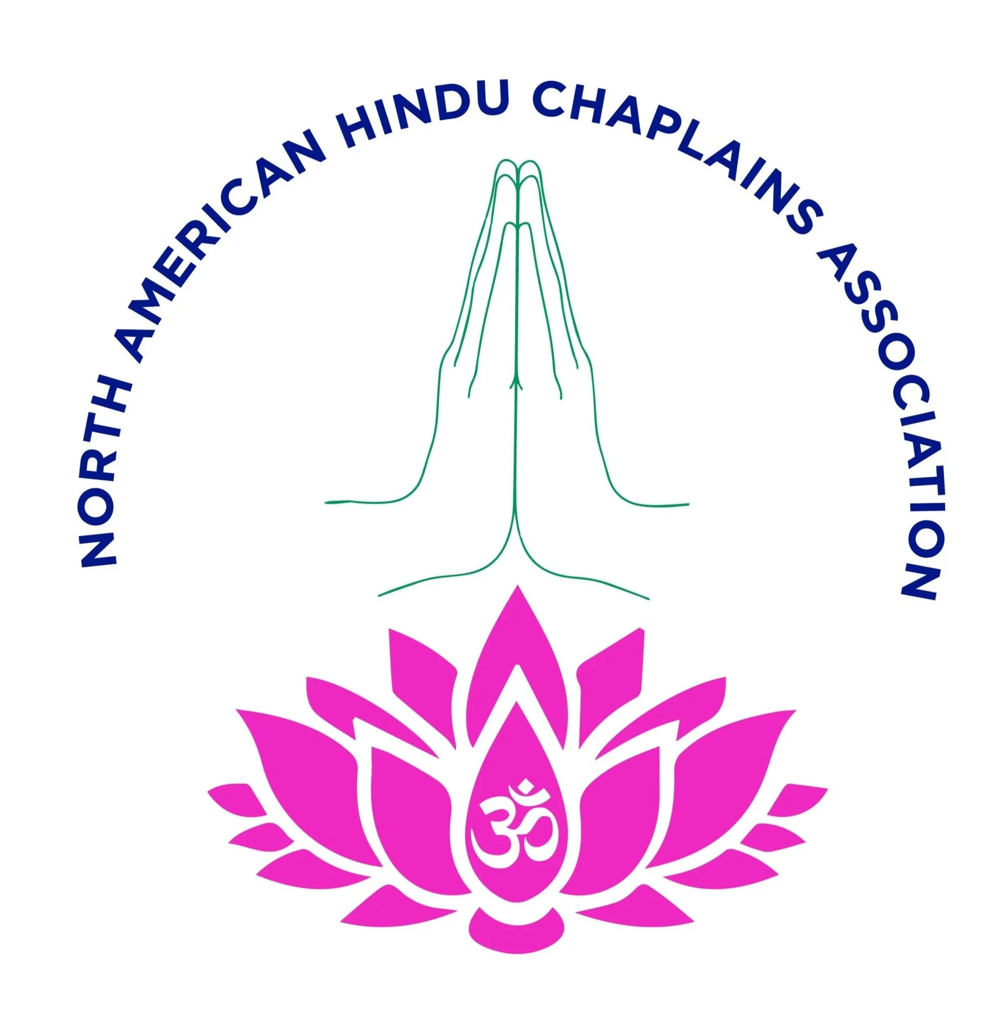 Hindu American Chaplains Association (HACA) logo and visual identity designed by Sangeetha Kowsik