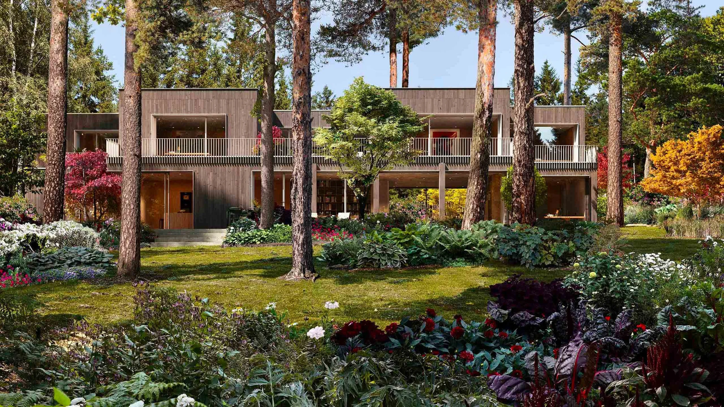 Axel Aucouturier - jardin sous les pins, Le Vincin, Vannes