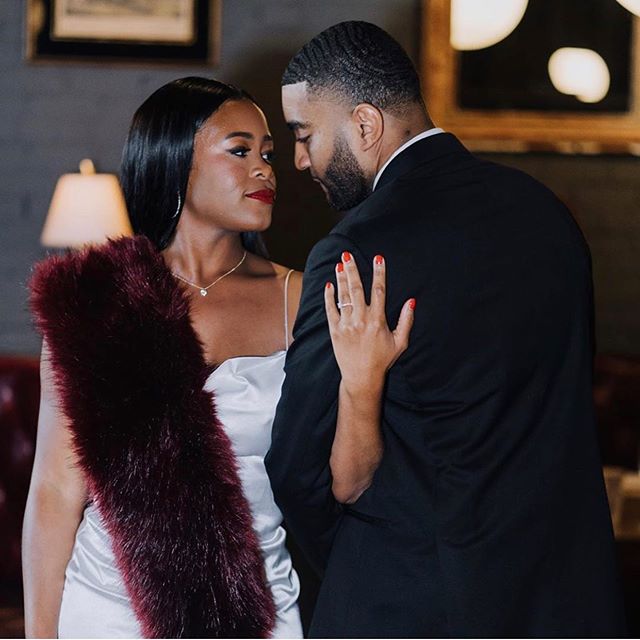 Lasting Moments couple giving all the feels ❤️ this Monday morning!!!! @shirlynn0215 @cfortson_ 📷: @flcksbydiallo 
Hair: @hairbylatricemonay 
Makeup: @goldfacedartistry 
Location: @marcelatlanta