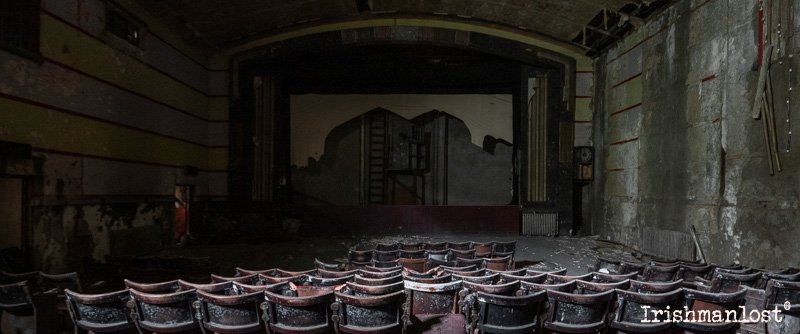 inside the abandoned palladium cinema ballymoney