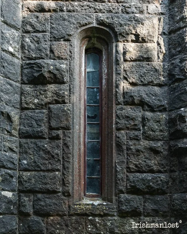 Narrow Window of Castle Saunderson Church