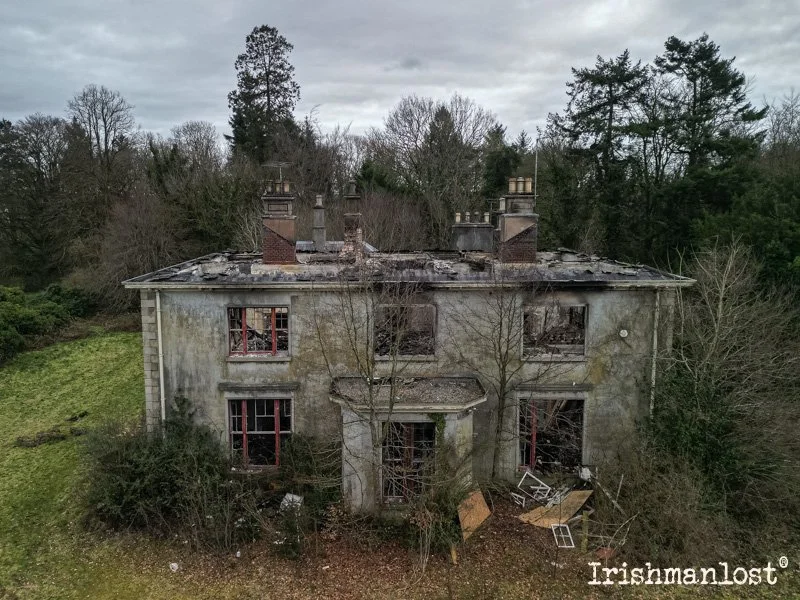 crevenagh house burnt-out