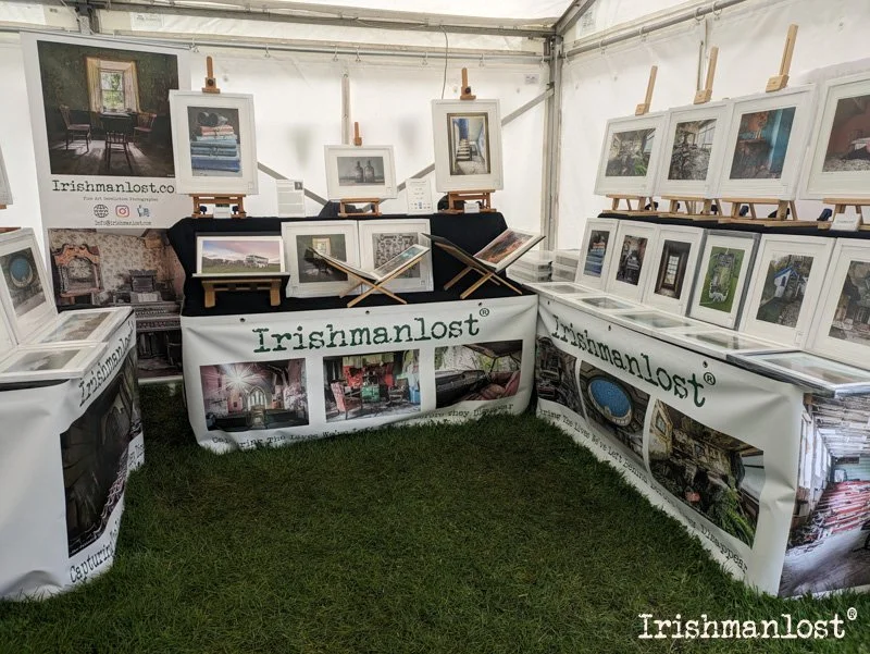 Fine art prints and framed prints of abandoned and derelict buildings across ireland on display and for sale at irishmanlost