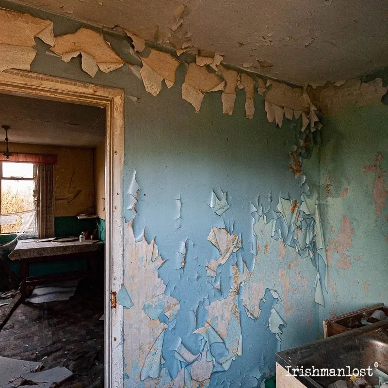 inside a abandoned cottage in northern ireland