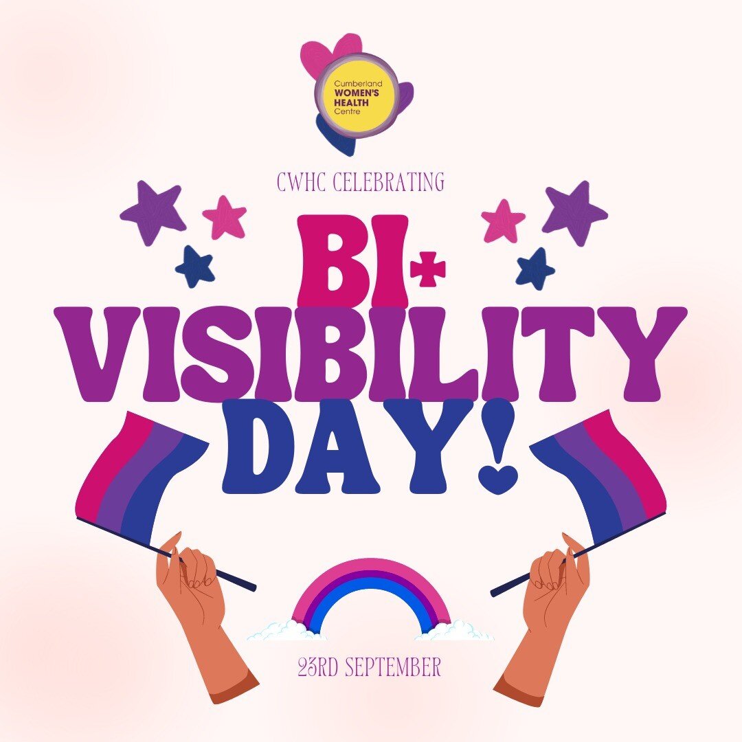 Today is the 23rd of September, marking Bi-Visibility Day in part of Bisexual Awareness Week! 💗💜💙

At CWHC, we want to continue to show our visibility and support as an ally to the LGBTQIA+ community and promote inclusion and diversity within our 