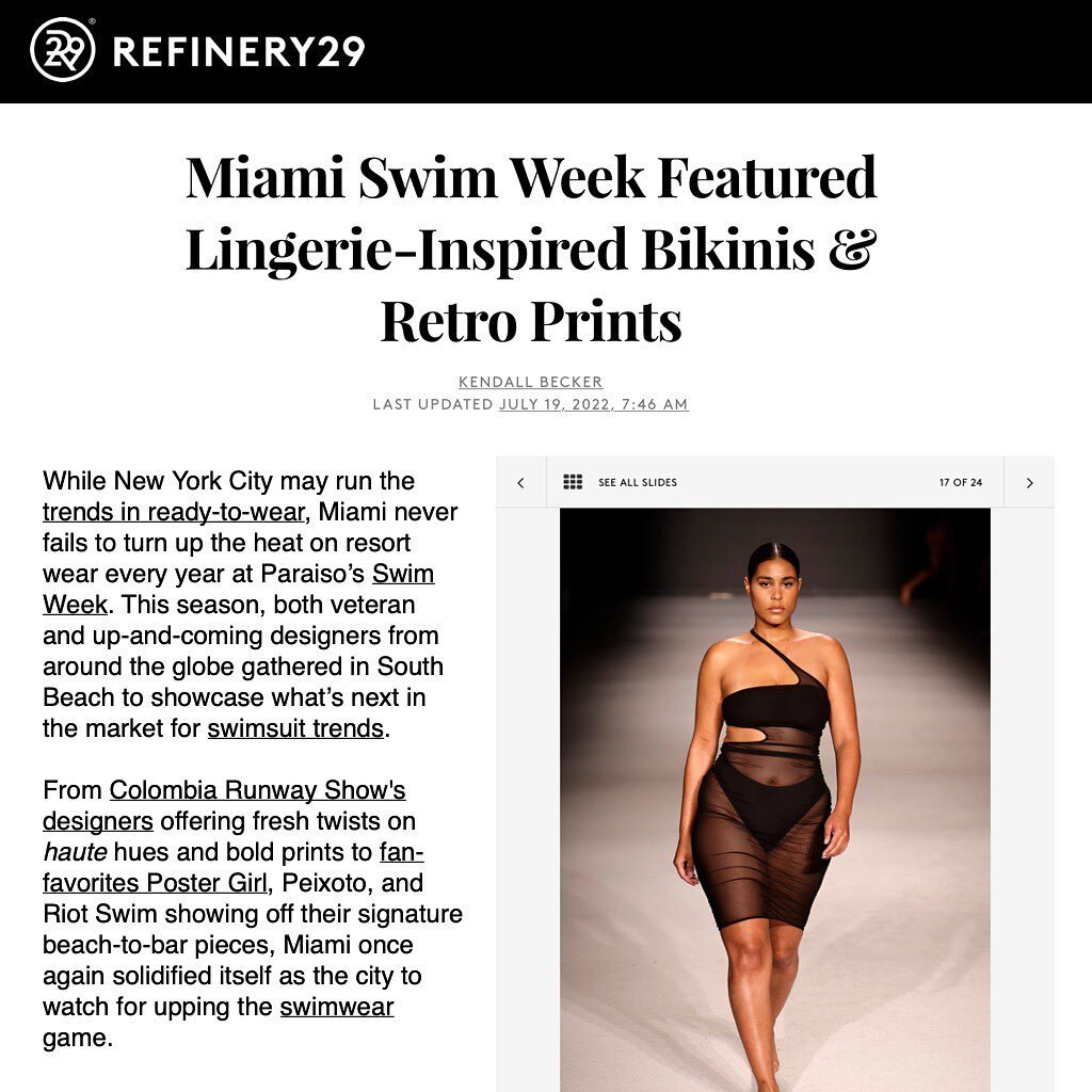 &ldquo;While New York City may run the trends in ready-to-wear, Miami never fails to turn up the heat on resort wear every year at Paraiso&rsquo;s Swim Week. This season, both veteran and up-and-coming designers from around the globe gathered in Sout