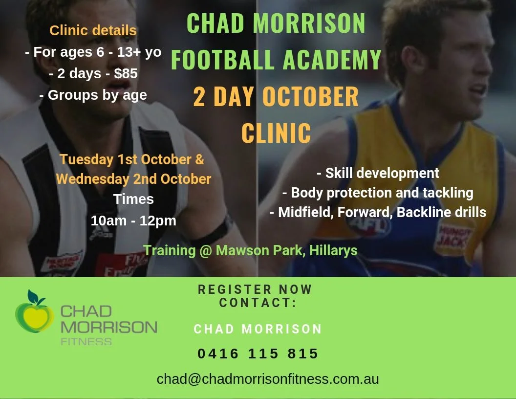 Chad Morrison - 2 day October clinic