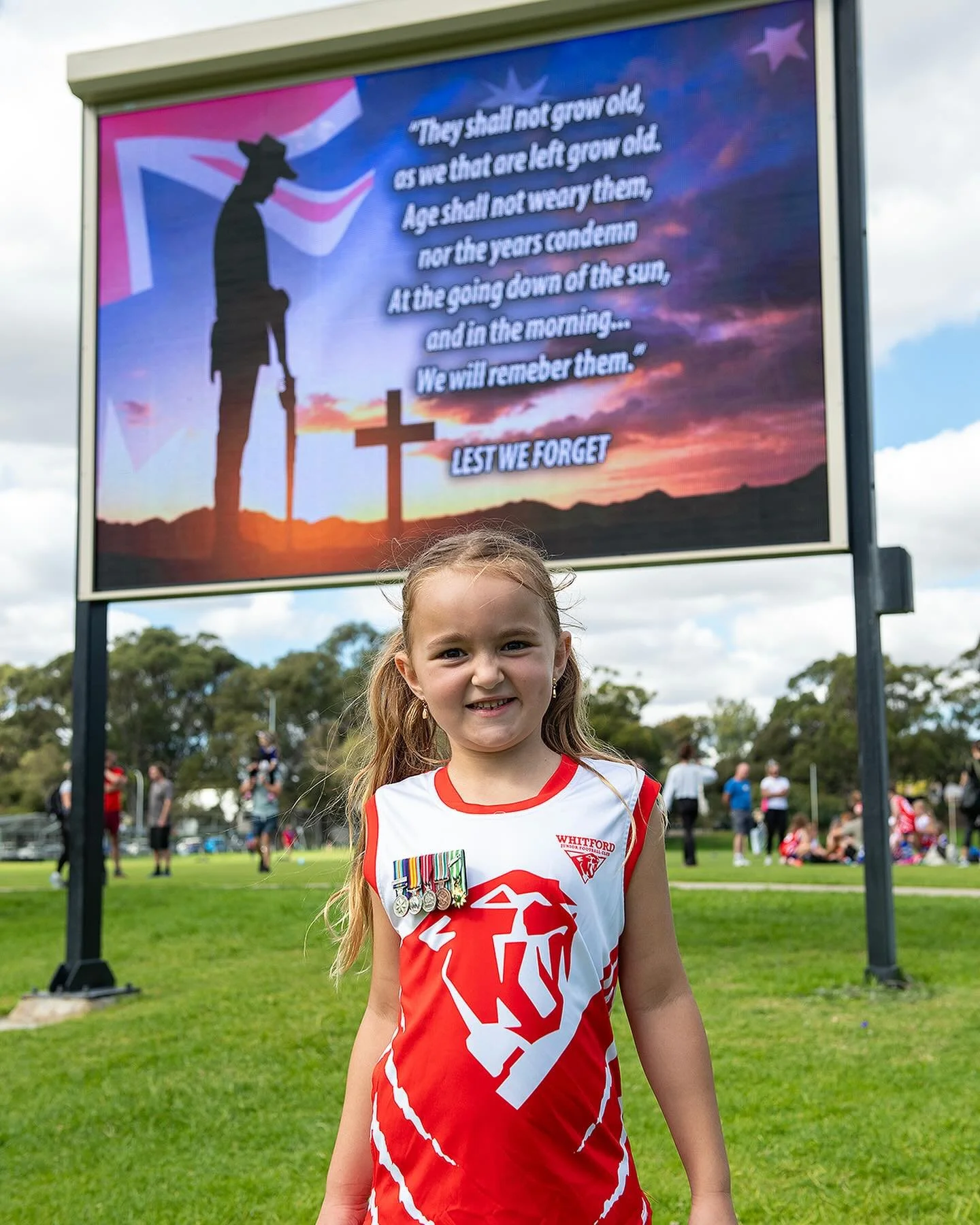 They shall grow not old,
as we that are left grow old.
Age shall not weary them,
nor the years condemn.
At the going down of the sun,
and in the morning&hellip;
We will remember them.

LEST WE FORGET! 

#wjfc_wildcats