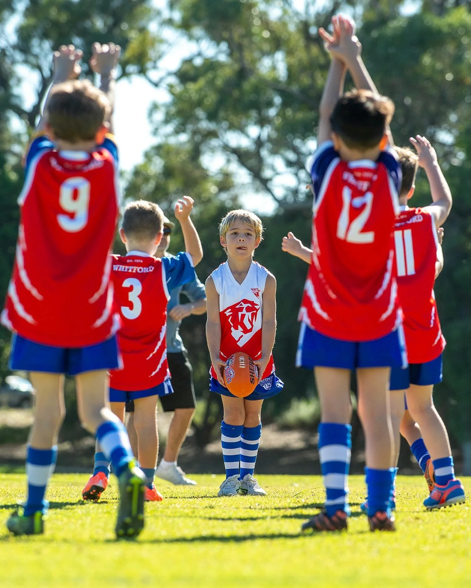Endless choices at @aflauskick this morning.
What a beautiful day for footy!!

Photo: @maxted 

#wjfc_wildcats