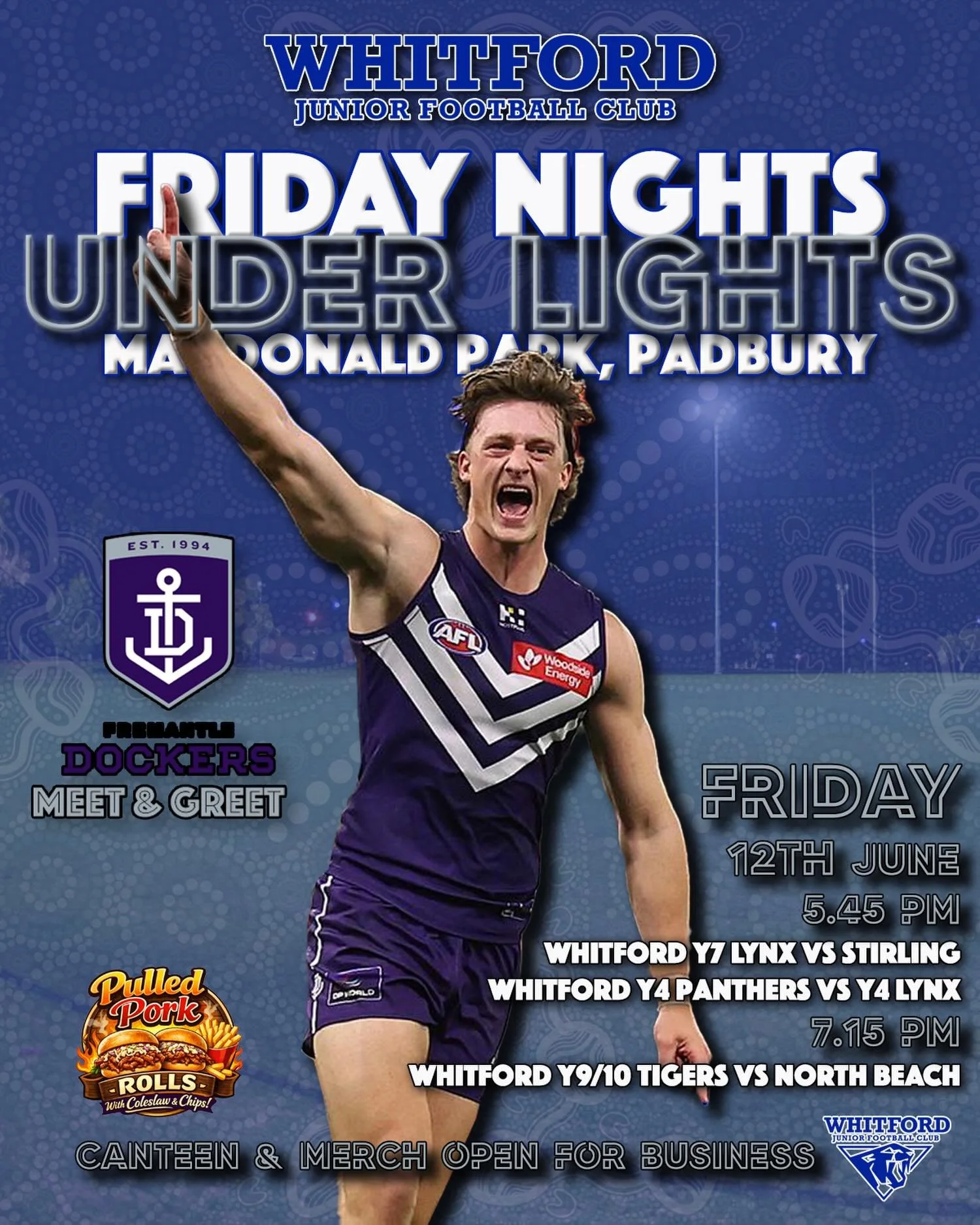 If the footy or the Pulled Pork and Coleslaw Rolls weren&rsquo;t enough to get you down to the club tonight&hellip; we&rsquo;ve been told we have some @freodockers coming down to involve themselves in tonight&rsquo;s proceedings between 4.30-6.30pm!!