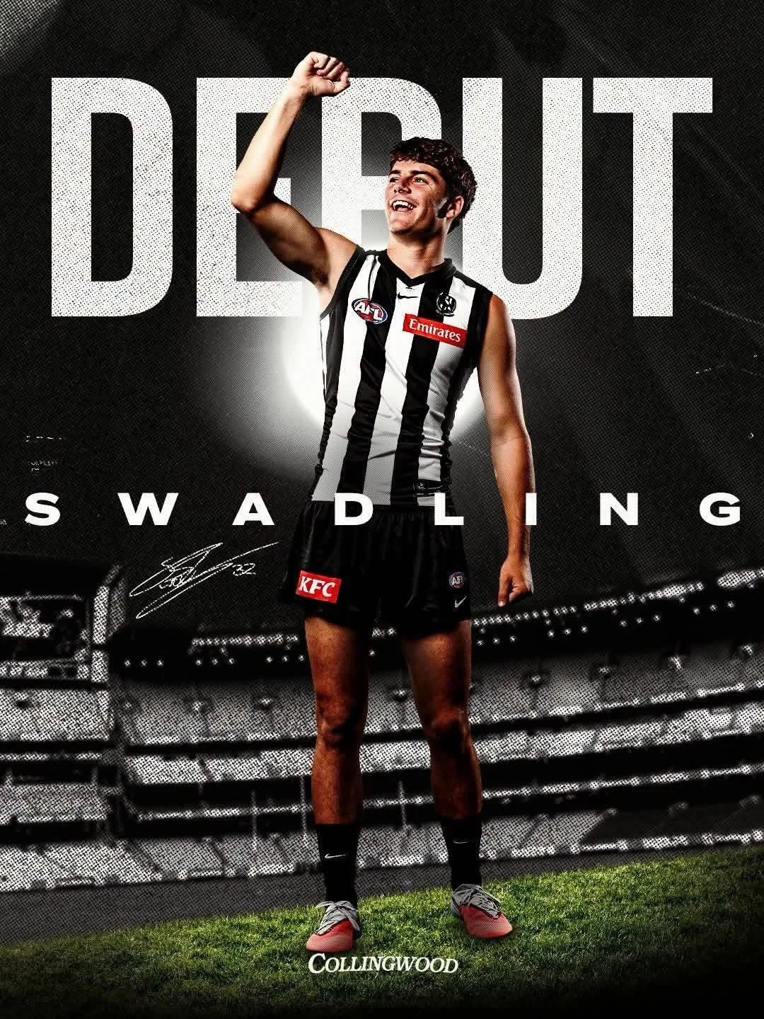 The kid from Whitties earnt his stripes to debut last night for the @collingwood_fc and WOW, on the biggest of stages he proved his worth and gave the rest of Australia a taste of what he can do!!
To @samuel_swadling we couldn&rsquo;t be prouder mate