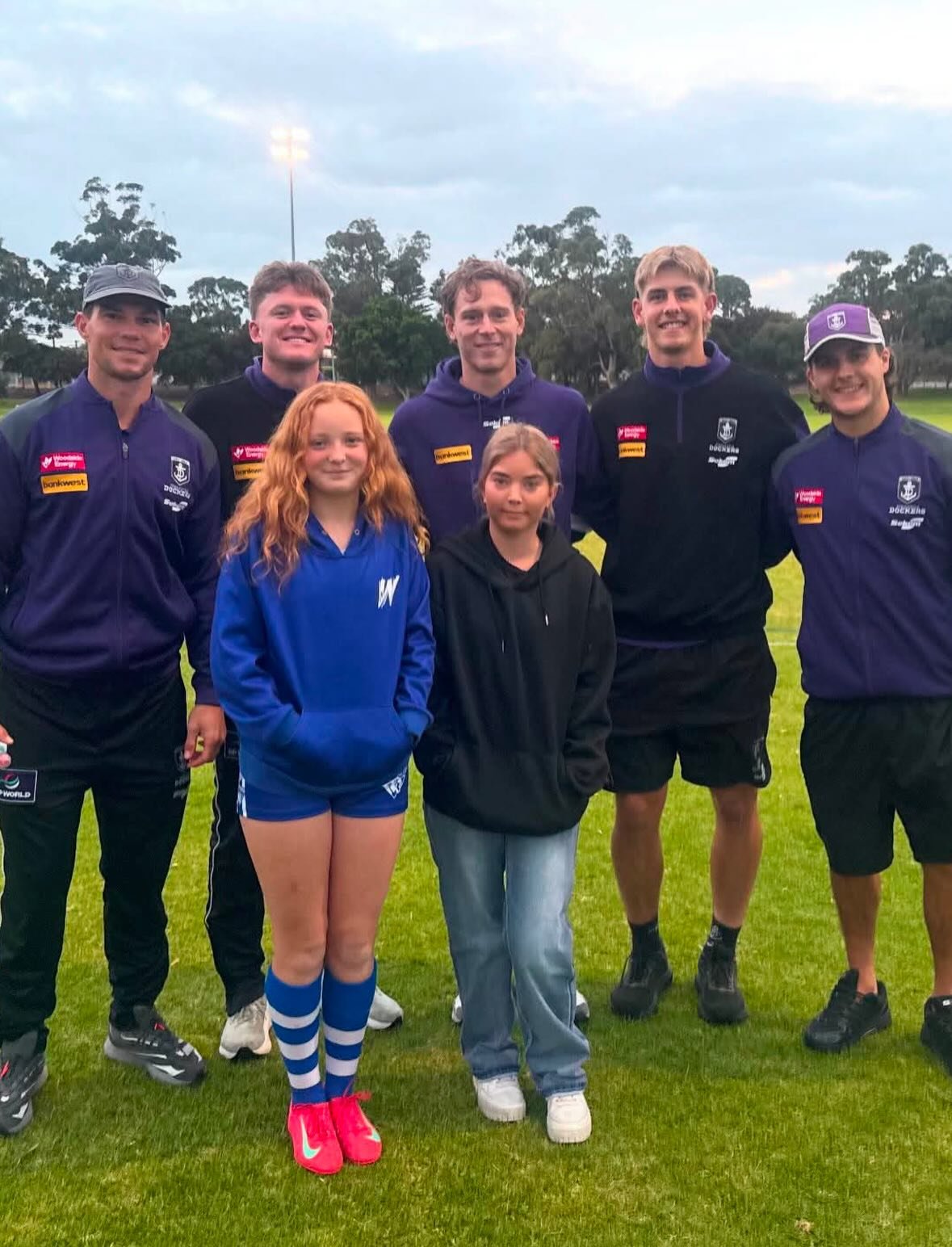 Thanks to @freodockers players Murphy Reid, Matt Johnson, Jaeger O&rsquo;Mera, Nathan O&rsquo;Driscoll and Aiden Ridde for coming down to the club last Friday Night to mingle and help out around the grounds. Thank you so much for making the effort, w