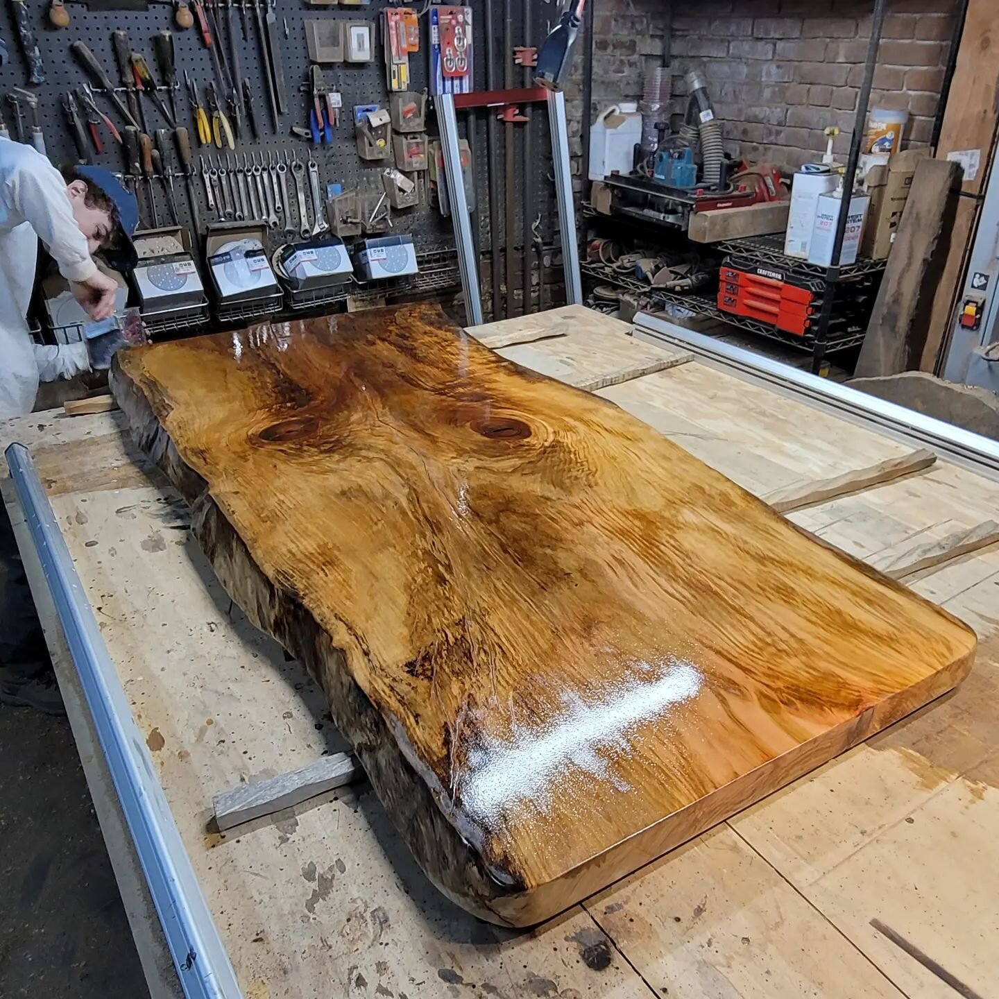 If you build it they will come...

Sam Kenneway finishing a sycamore slab from an old growth tree that came down in Goldens Bridge, NY in the fall of 2019. This slab will become a writing desk.

Northeast Hardwood furniture is can be found Friday, Sa