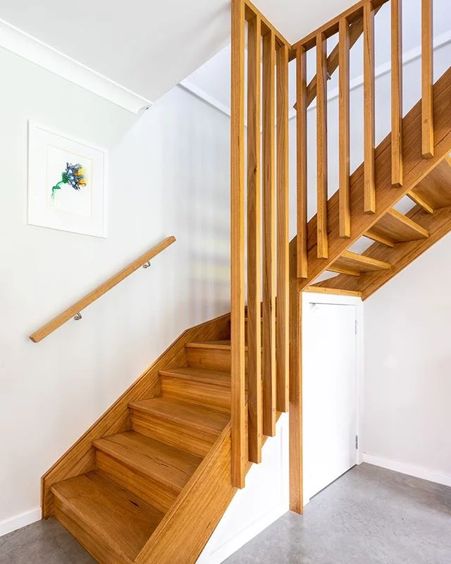 Insta stairs.  #home #instagood #wood #homeimprovements #interiorphotography #architecture #centralcoast #instagood #design #canon #fullframe