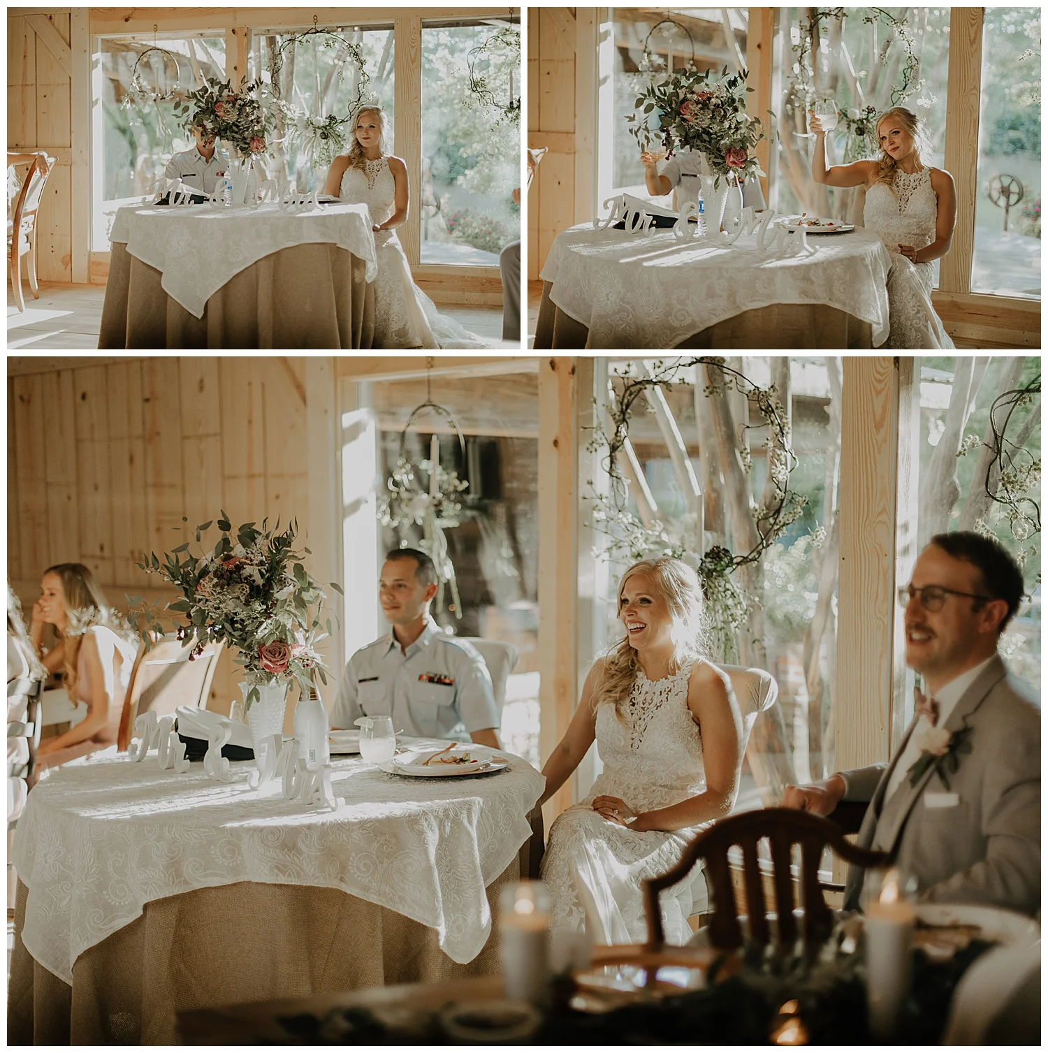Y’all! I cry at every wedding! It seriously never fails, but this wedding had me crying FOUR times! Ashley’s sister Courtney had such an amazing speech. Ashley & Courtney’s bond is like no other! Including the best dance moves, look: