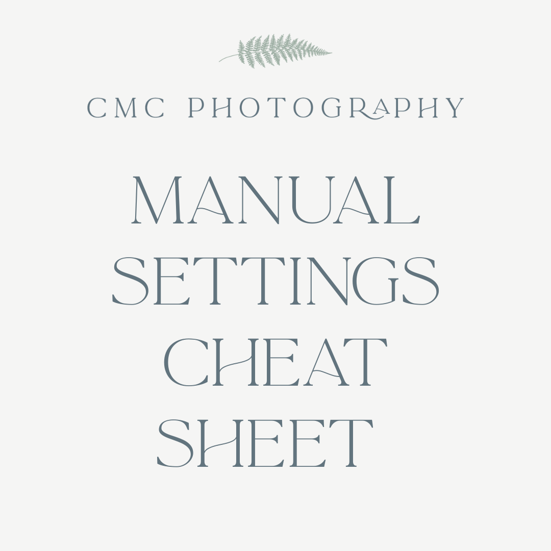 Manual Settings Cheat Sheet