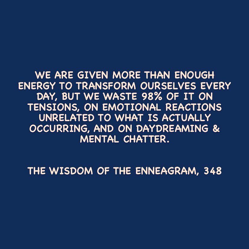 Life goes by fast, but we get to dictate what we spend our time thinking about. Remember, you and only you are the one in control of your thoughts. What thoughts will you allow in today?  #control #positivethoughts #enneagram