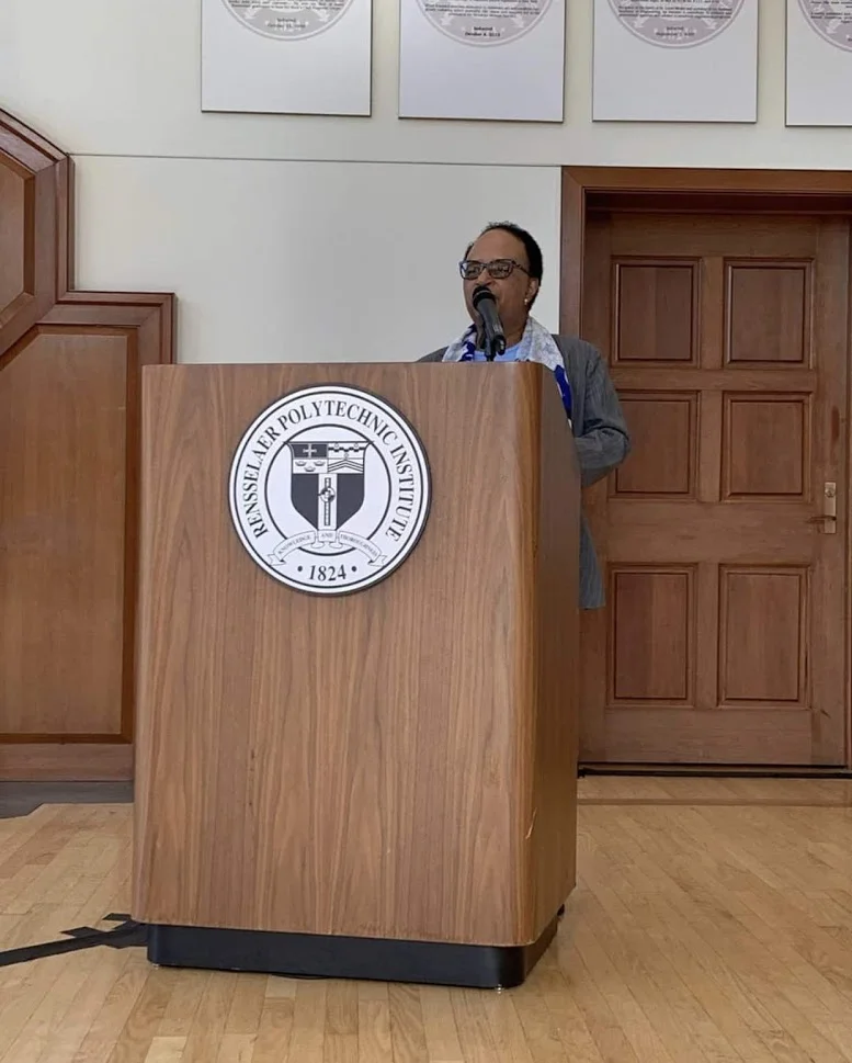 Dr. Jackson opening the forum Monday
