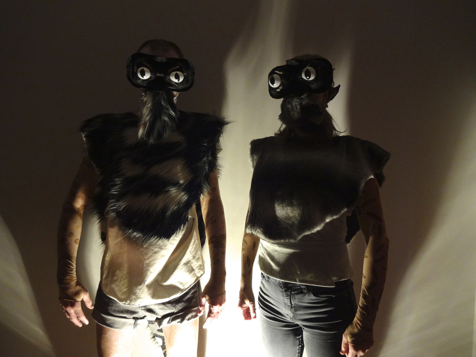   Astro_Morphs (masks on) , 2017, promotional image, Fringe World Festival, Perth. 