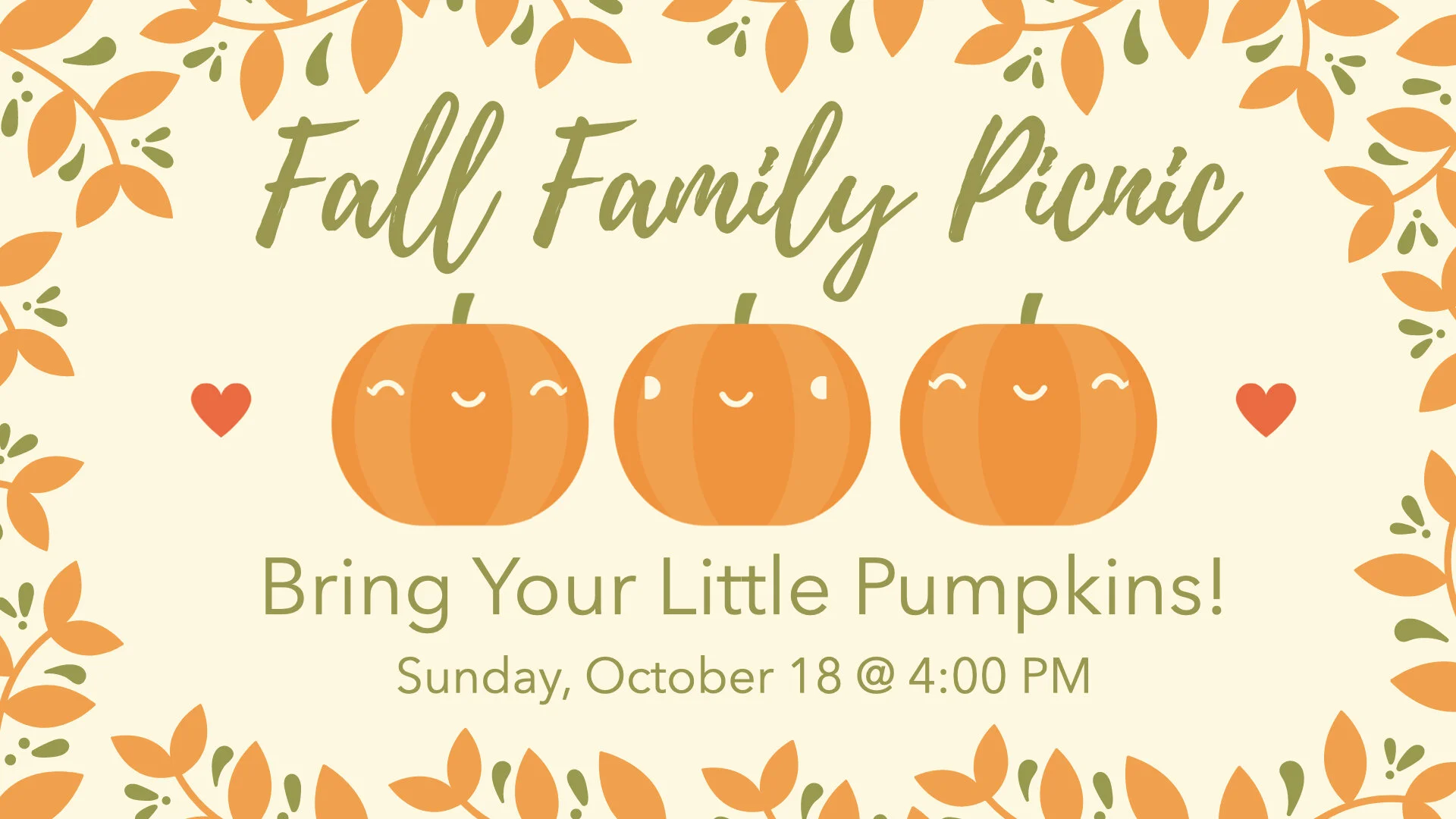 Fall Family Picnic