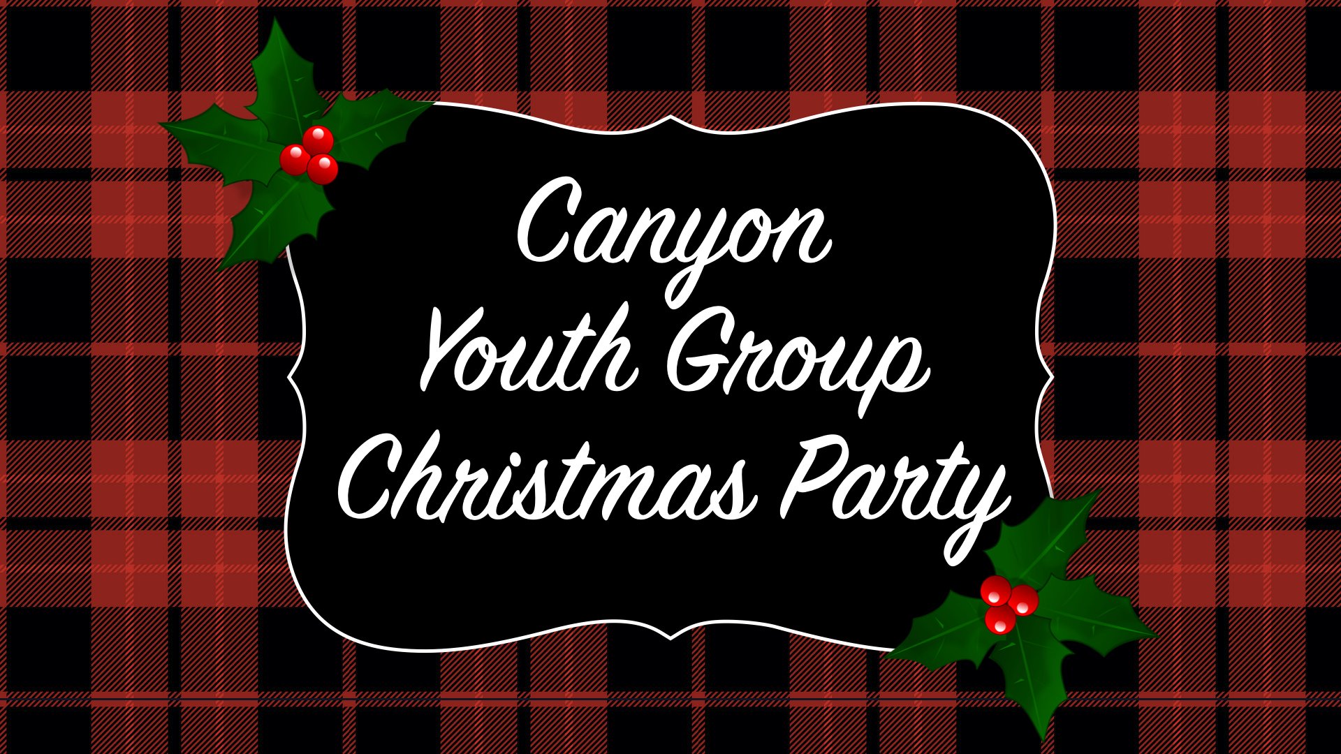 Canyon Youth Group Christmas Party