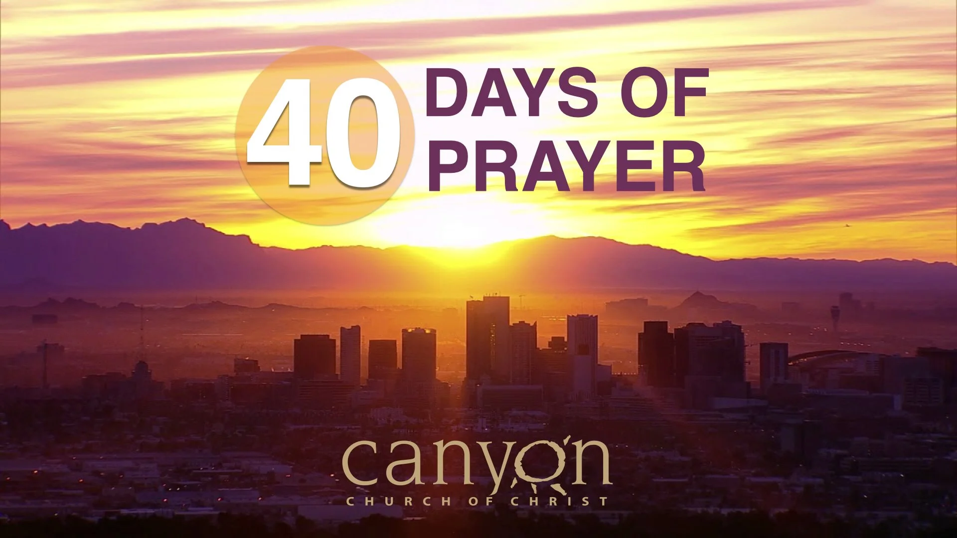 40 Days of Prayer
