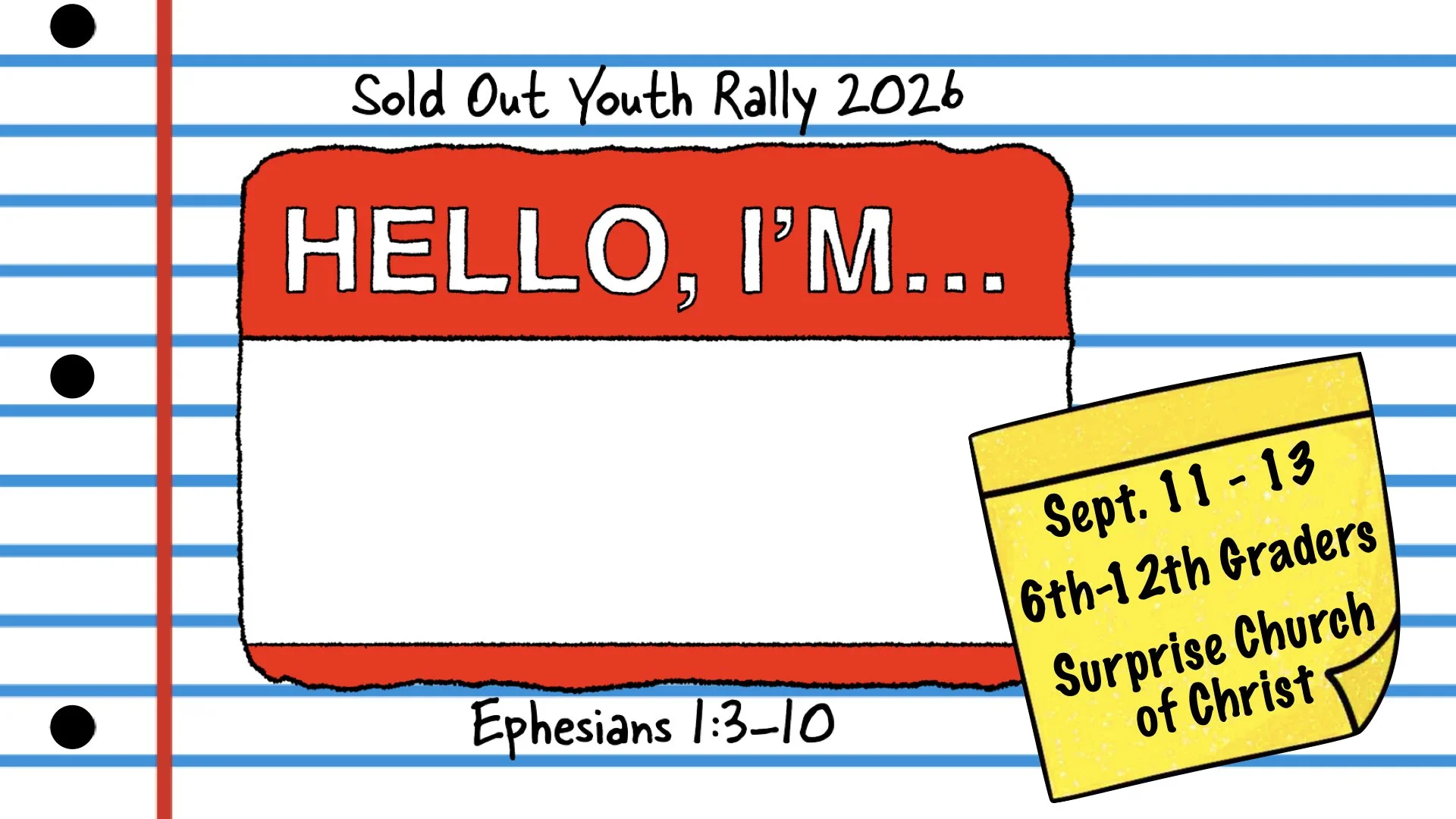 Youth Event - Area-Wide Youth Rally