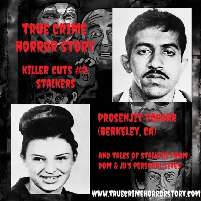 Bonus Episode Available on our Patreon
http://www.patreon.com/truecrimehs

@truecrimehorrorstory Killer Cuts #2: Stalkers

In the second episode of the new short format series Killer Cuts, Dom &amp; JD discuss incidents of stalking from their persona