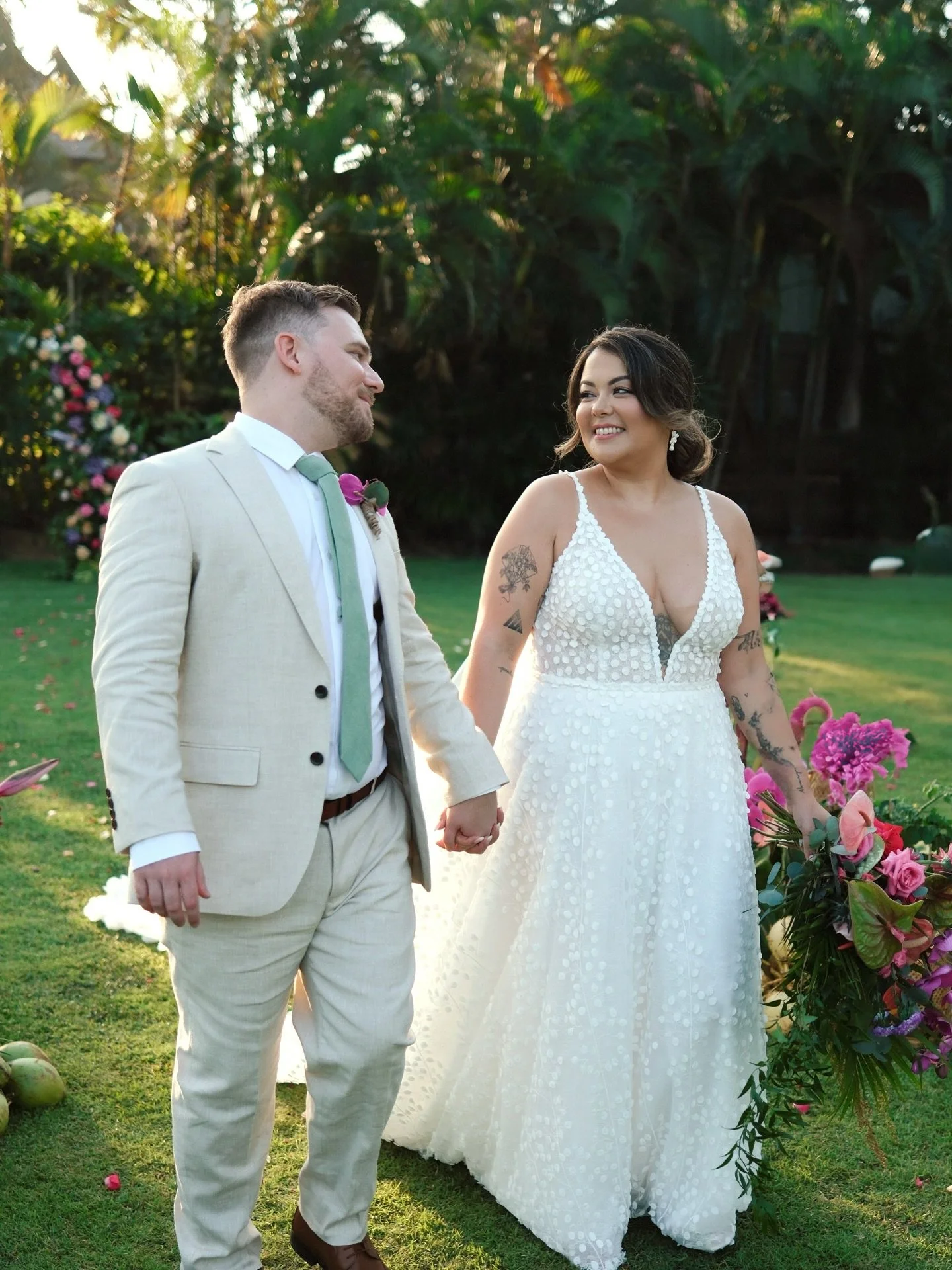 any excuse for this photo. sometimes i still turn to you and say, &ldquo;you&rsquo;re my husband!&rdquo; and you&rsquo;ll say &ldquo;yes darling i am&rdquo;😂 happy 2 years 💖