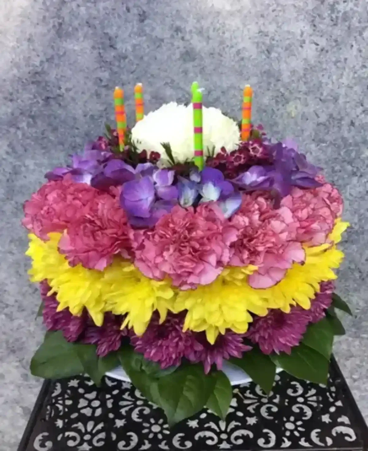 Birthday Flower Cake