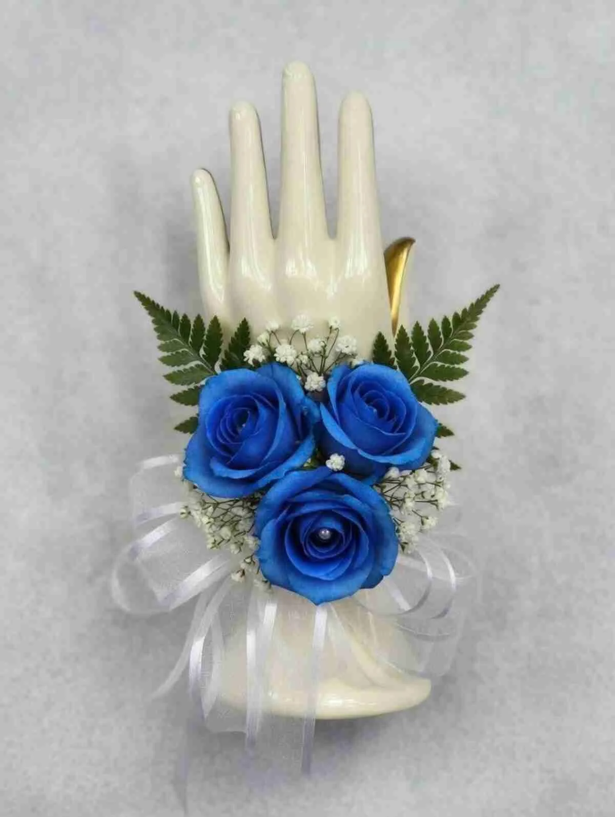 Blue Rose Wrist Corsage