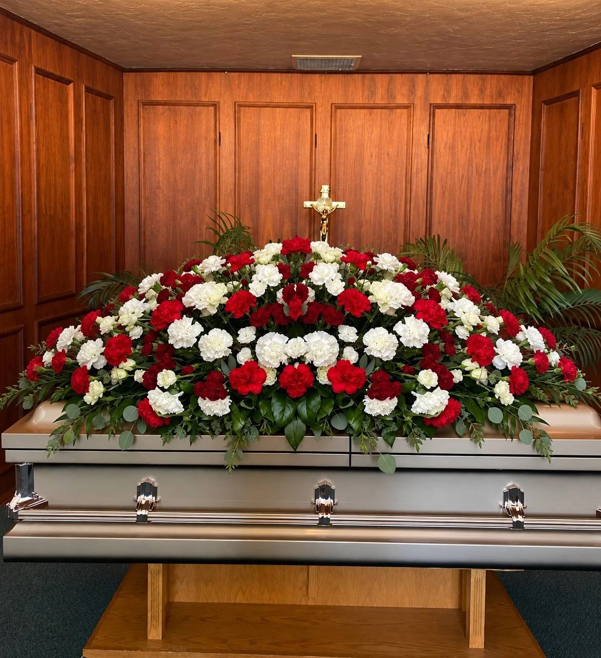 Carnation Casket Spray