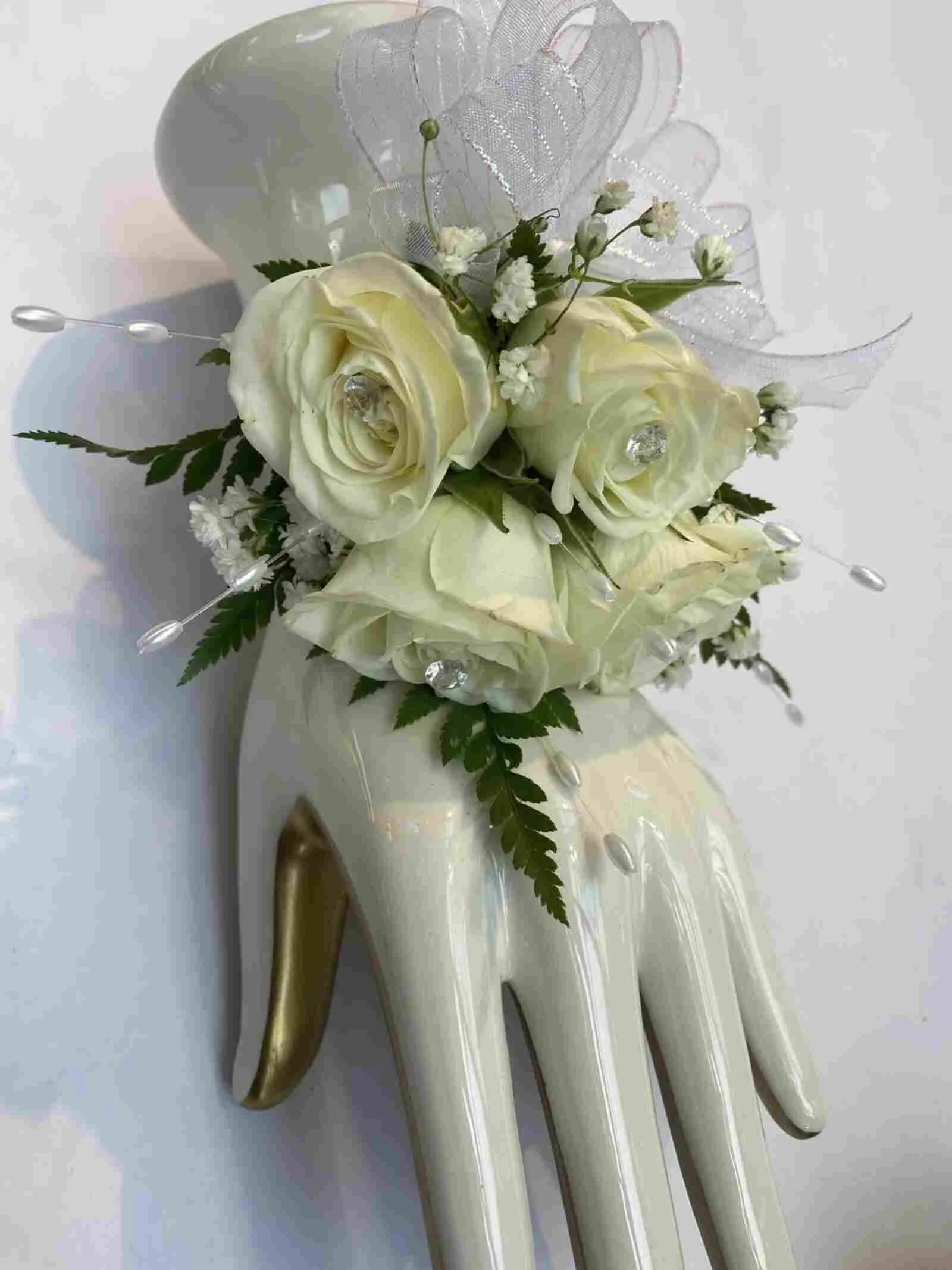 Wedding wrist corsages | Marin Flowers