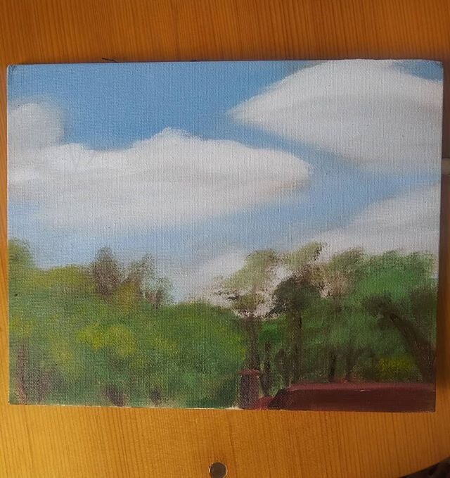 Here's an ugly painting i did of my view of across the street from my porch

And here's a thought I've been thinking about at work.
So 
Just because you do bad things doesn't make you a bad person. Now now
Here me out, if you continue to do bad thing