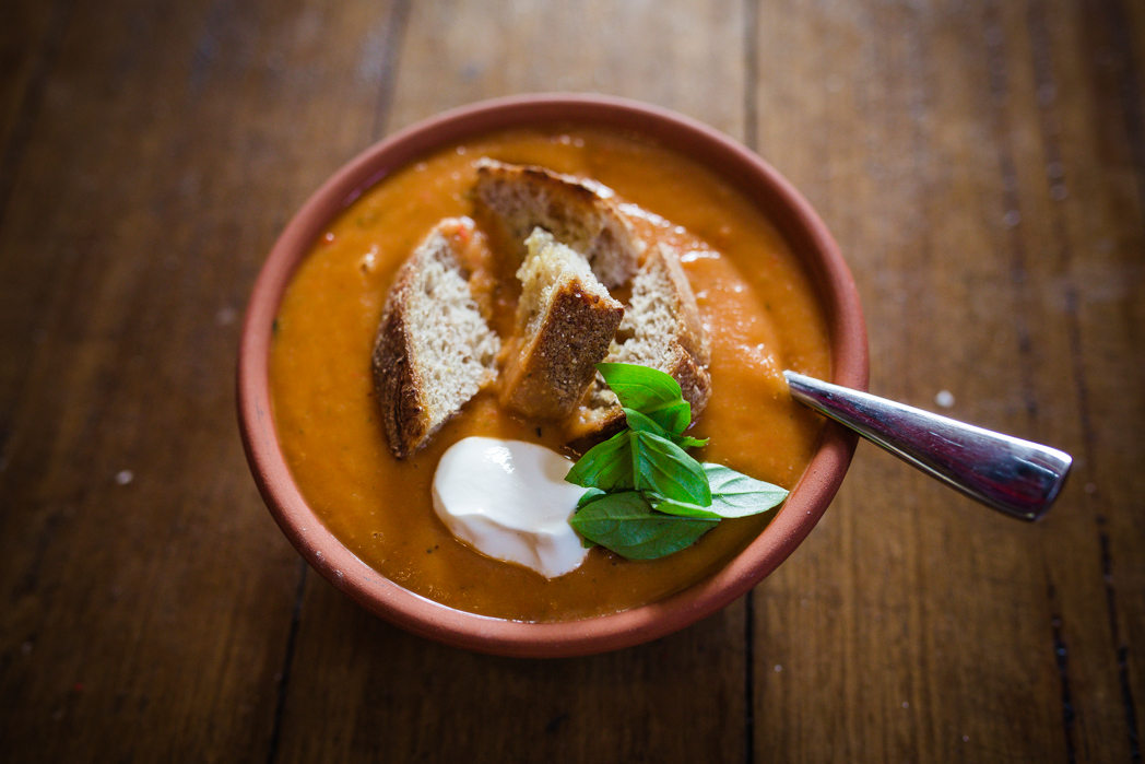 tomato &amp; capsicum soup