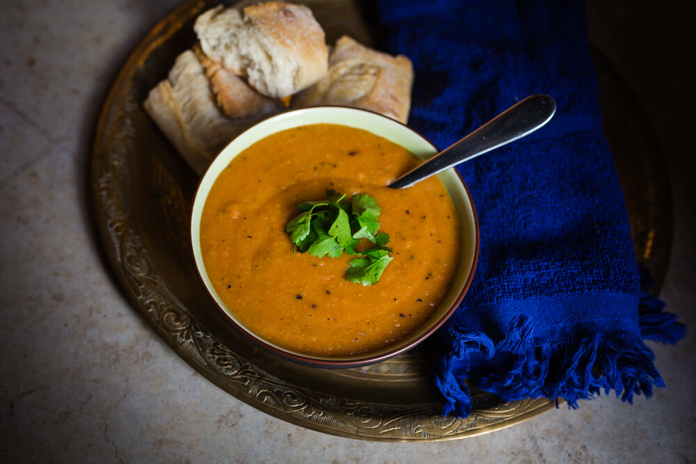 panch-lentil soup