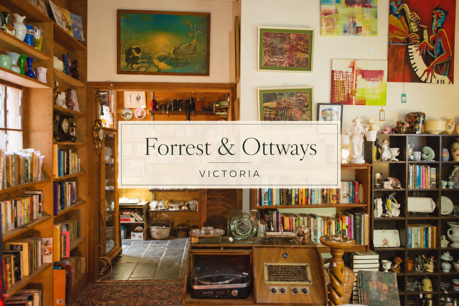 Forrest & Otways op shop and vintage treasure guide, featuring second-hand shops and unique finds across Forrest and the Otways, Victoria.